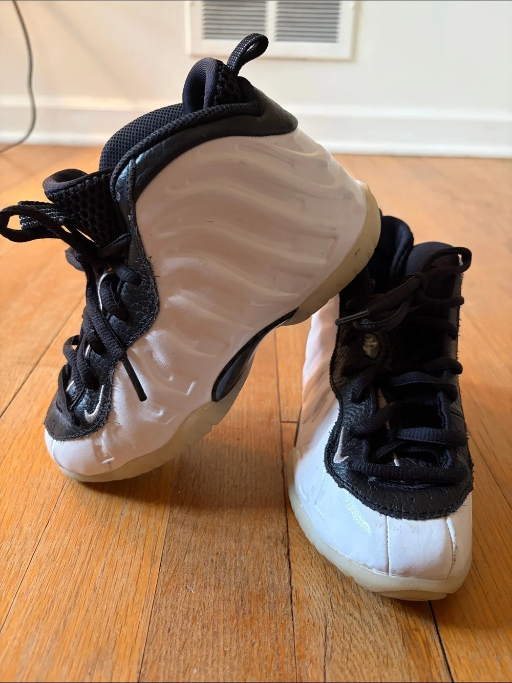 Nike Kids FOAMPOSITE White Foams Sneakers